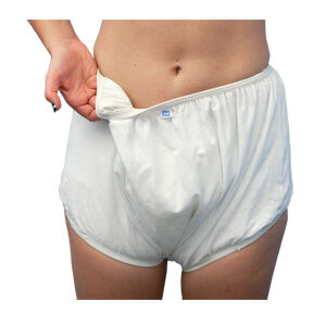 White Terry Pant Lined Waterproof Pant