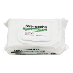 Bare Medical Adult Size Unscented Wipes